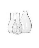 Set de 3 mini vases en verre aux formes arrondies