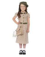 Costume fille évacuée 2nd Guerre Mondiale - Taille 7/9 ans