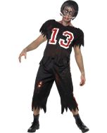 Déguisement footballeur américain zombie - Taille S