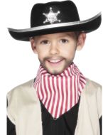 Chapeau de shérif enfant noir