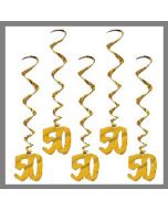 Lot de 5 suspensions- anniversaire 50 ans