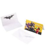 8 cartes d'invitation + enveloppes - Lego Batman