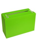 Tirelire valise vert anis