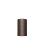 Rouleau de tulle - marron - 8 cm x 20 m