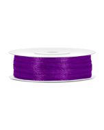 Ruban satin 3 mm - violet