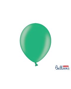 50 ballons verts métalliques