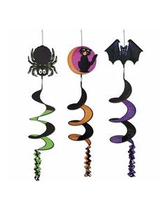 Suspension Halloween animaux x 3