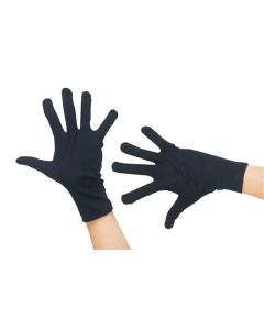 Gants courts noirs -  25 cm 