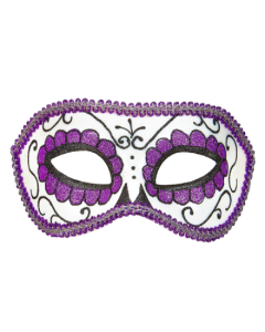 Loup Jour des Morts - noir et violet
