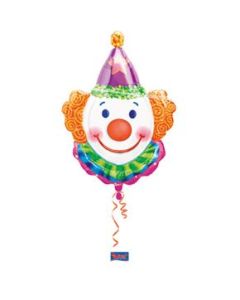 Ballon hélium tête de clown