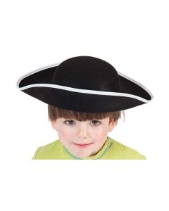 Chapeau enfant pirate noir