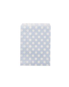 24 sachets papier ciel pois blancs