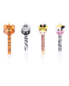 4 bougies animaux