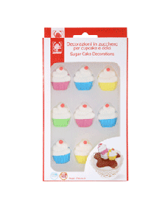 décor sucre cupcakes