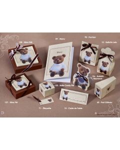 Parts de gâteau collection ourson