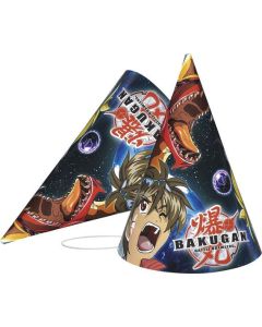 6 Chapeaux d'anniversaire Bakugan