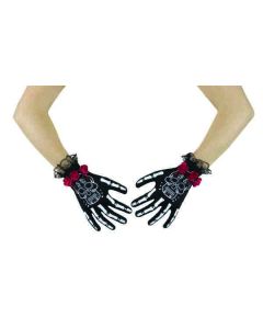 Gants Day of the Dead - adulte - la paire