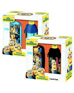 Set Minions - gourde + boîte à goûter