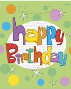 8 sacs de fête Birthday Glee