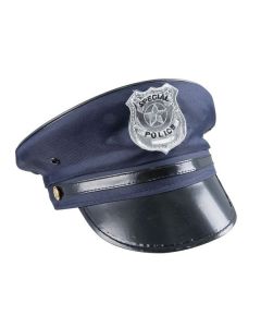 Chapeau policier bleu marine