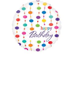 Ballon anniversaire "Cercles"