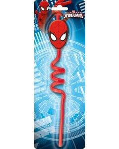 Paille spirale spiderman à prix discount