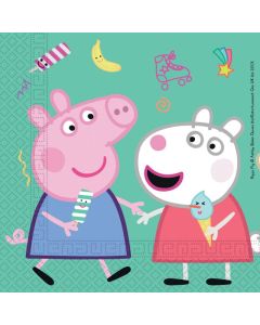 20 serviettes anniversaire Peppa Pig