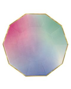 Assiette Jetable Pastel x8
