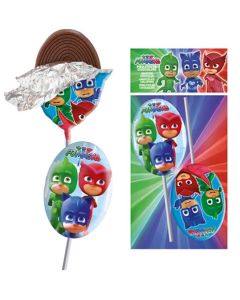 2 sucettes au chocolat PJmasks