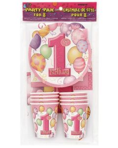 Ensemble 1er goûter anniversaire fille