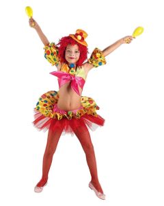 Déguisement fille clown - Taille 8 ans