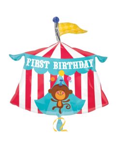 Ballon hélium - Premier anniversaire Cirque