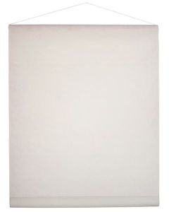 Tenture décorative de salle - blanc 60 cm