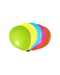 25 ballons latex multicolores
