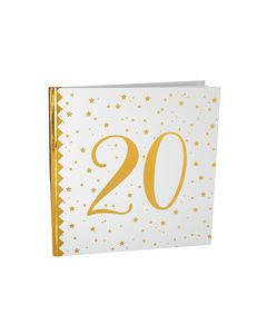 livre d'or anniversaire 20 ans