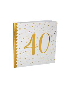 livre d'or anniversaire 40 ans