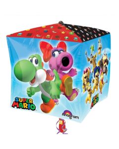 Ballon hélium Mario Cube