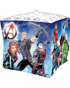 Ballon cube Avengers 38 cm x 38 cm  1 