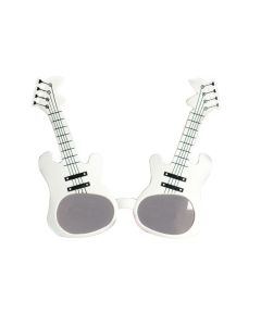 Lunettes guitare - Blanc