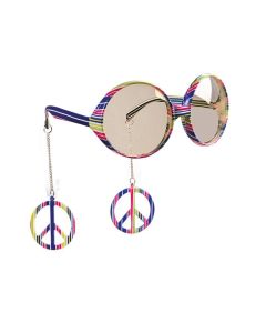 Lunettes Hippie avec pendentifs