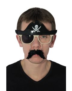 Lunettes de pirate avec moustache