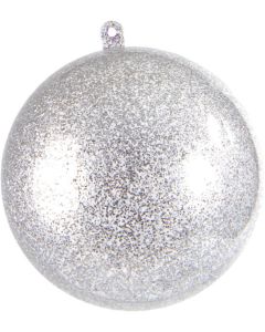 Boule pailletée PM - argent