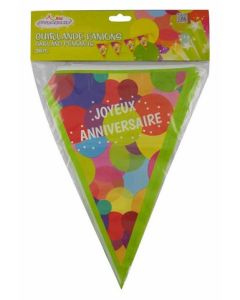 guirlande fanions pop joyeux anniversaire