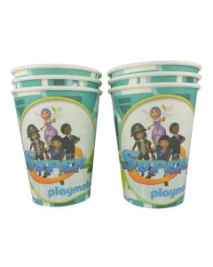 6 gobelets - Playmobil Super 4
