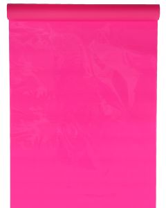 Chemin de table brillant mat fuchsia - 30 cm x 5 m