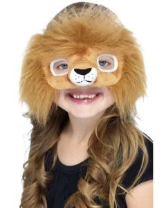 Masque enfant peluche lion