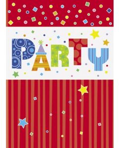 8 cartes d'invitation Party