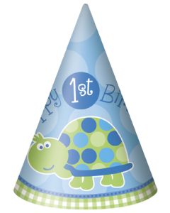8 chapeaux de fête 1st Birthday garçon