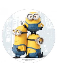 Disque à gâteau Minions - 11,2 cm