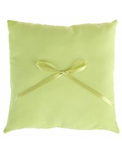 Coussin alliance nœud ruban vert